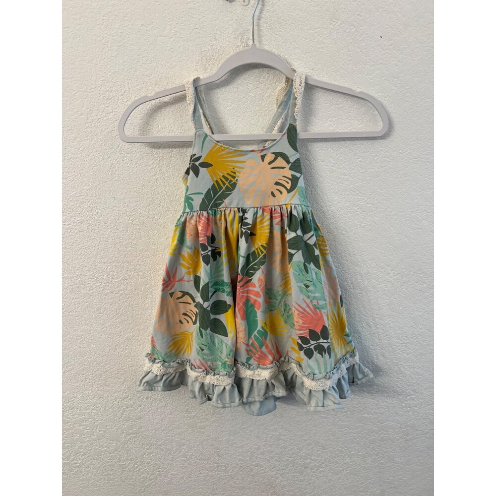 Matilda Jane Jungle Adventure tropical sundress girls kids size 6
